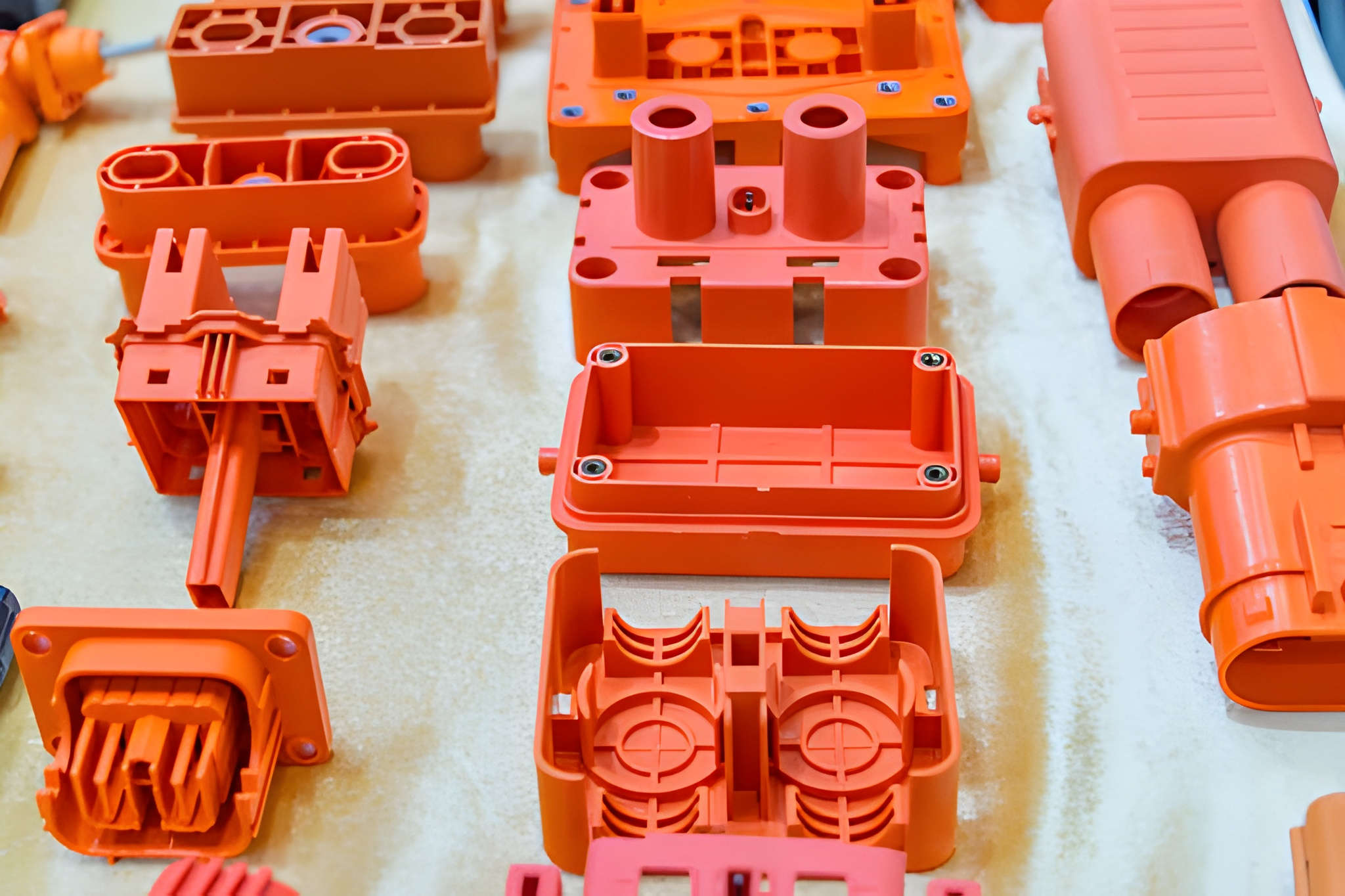 Injection Molded EV Charging Connector Socket and Plug