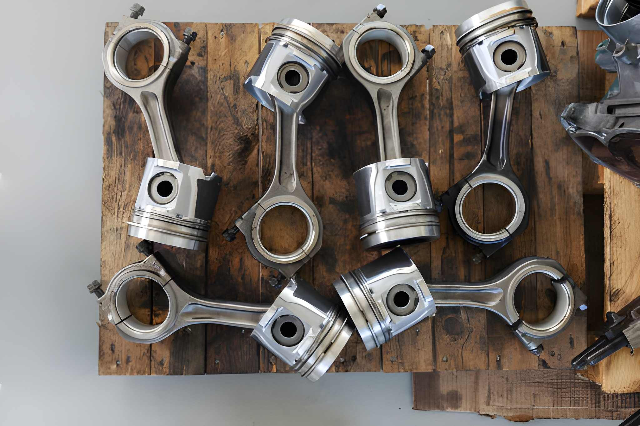 Die Cast Connecting rod with piston