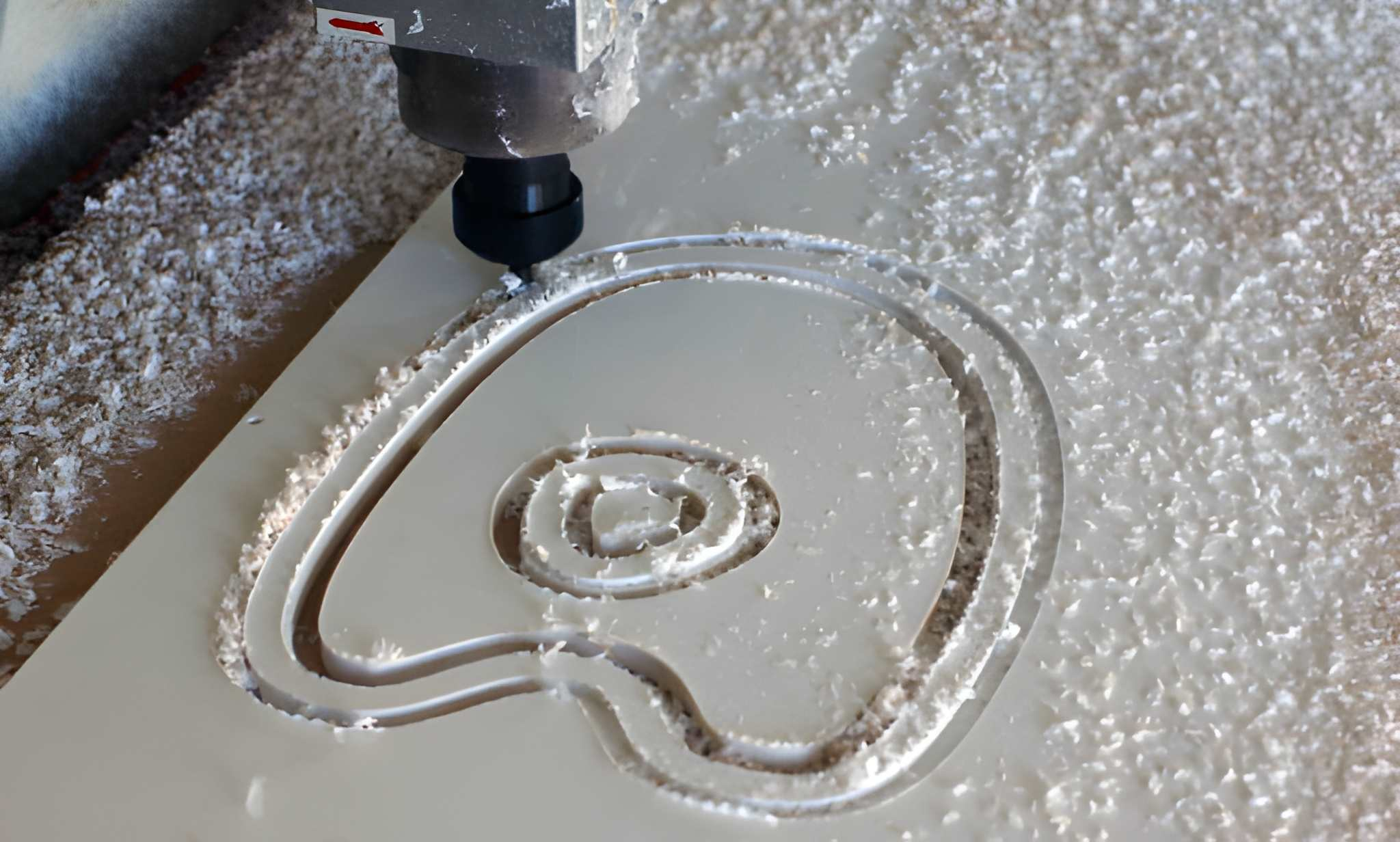 CNC Letter cut in Plastic